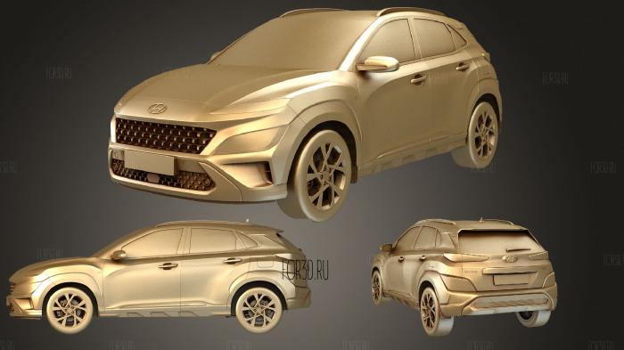 Hyundai kona 2021 stl model for CNC